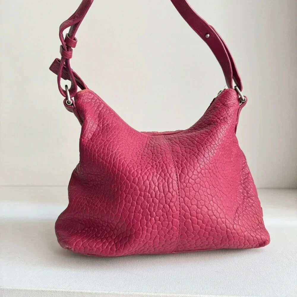 Cole Haan Thick Dusty Red Leather Medium Shoulder bag
